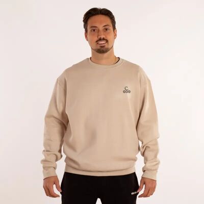 Sweatshirt Vibora Cascabel Beige XL Male Sweatshirt Vibora Cascabel Beige XL Male