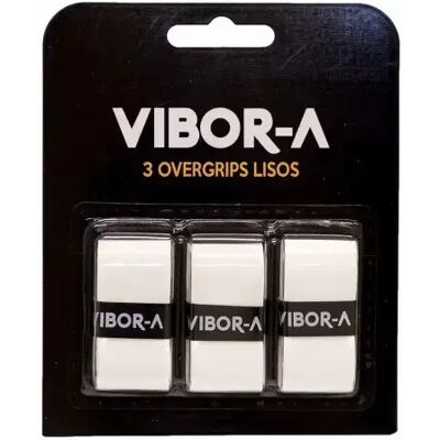 Set van 3 gladde overgrips Vibora Pro Blanc TU Unisex Set van 3 gladde overgrips Vibora Pro Blanc TU Unisex
