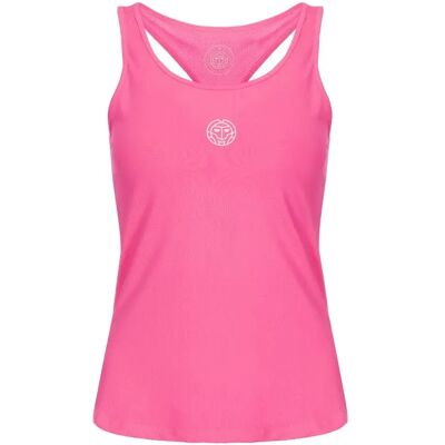 BIDI BADU Mea Tech Tank-Top - Relaxed, Sneldrogend, Roze - Tank Top BIDI BADU Mea Tech Tank-Top - Relaxed, Sneldrogend, Roze - Tank Top