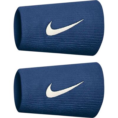 Brede dubbele tennisspons polsband Nike Premier 2 PK Blauw TU Unisex Brede dubbele tennisspons polsband Nike Premier 2 PK Blauw TU Unisex