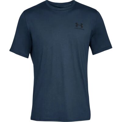 T-shirt Under Armour Sportstyle Left Chest Logo Blauw XS Male T-shirt Under Armour Sportstyle Left Chest Logo Blauw XS Male