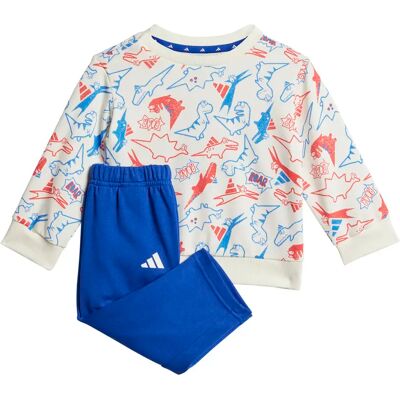 Baby French Terry trainingspak adidas Seasonal Essentials Adiraptor Blanc 3/6 mois Unisex Baby French Terry trainingspak adidas Seasonal Essentials Adiraptor Blanc 3/6 mois Unisex