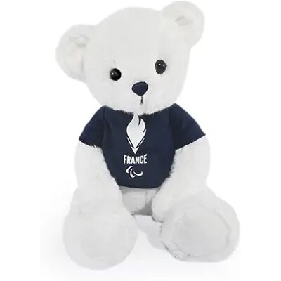 Doudou & compagnie Pluche met frans team t-shirt 30 cm Blanc TU Unisex Doudou & compagnie Pluche met frans team t-shirt 30 cm Blanc TU Unisex
