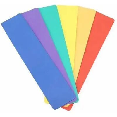 Set van 6 polyvinyl lijnmarkers Softee Multicolore TU Unisex Set van 6 polyvinyl lijnmarkers Softee Multicolore TU Unisex