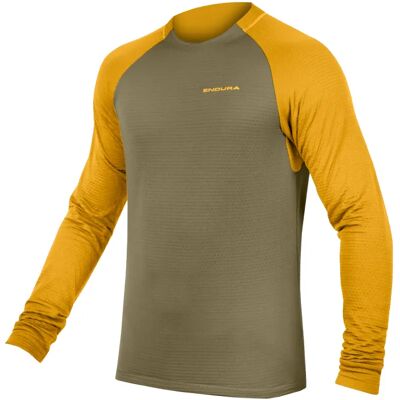 Endura Single Track Fleece - Groen Geel - Fietsjersey Endura Single Track Fleece - Groen Geel - Fietsjersey