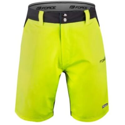 Force Blade men's MTB shorts with insert black/fluo size M Force Blade men's MTB shorts with insert black/fluo size M