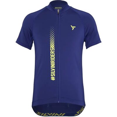 Silvini Mazzani children's jersey short sleeve Blue/Neon size 146-152 Silvini Mazzani children's jersey short sleeve Blue/Neon size 146-152