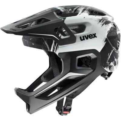 Uvex React JR Fullface MTB helmet Black/White Matt uni (52-56 cm) Uvex React JR Fullface MTB helmet Black/White Matt uni (52-56 cm)