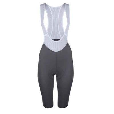 Force Mono Lady women's shorts with pad and bib grey size S Force Mono Lady women's shorts with pad and bib grey size S
