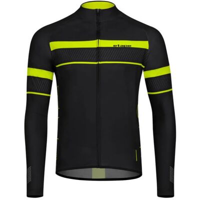 Etape Comfort 2.0 men's jersey long sleeve Black/yellow fluo size L Etape Comfort 2.0 men's jersey long sleeve Black/yellow fluo size L