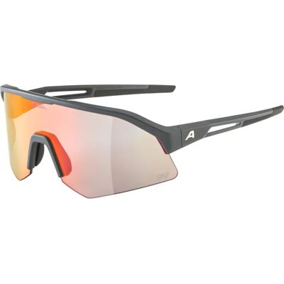 Alpina Sonic HR QV Middernacht Grijs Mat/Rainbow Spiegel Zonnebril - Sport Alpina Sonic HR QV Middernacht Grijs Mat/Rainbow Spiegel Zonnebril - Sport