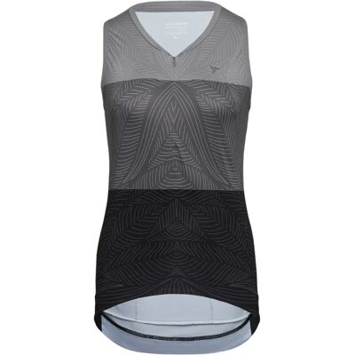 Silvini Escolca women's sleeveless jersey Black/Charcoal size M Silvini Escolca women's sleeveless jersey Black/Charcoal size M
