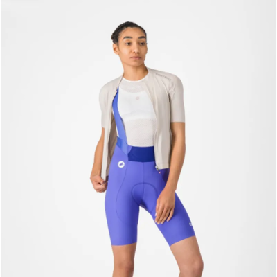 Castelli Espresso 2 W women's shorts with pad and bib Ultraviolet size S Castelli Espresso 2 W women's shorts with pad and bib Ultraviolet size S