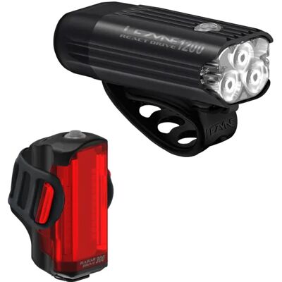 Lezyne Radar React System set front and rear light Lezyne Radar React System set front and rear light