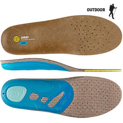 Sidas 3Feet Outdoor Low insoles low arch 1 pair size L Sidas 3Feet Outdoor Low insoles low arch 1 pair size L