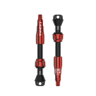 Lezyne CNC TLR Valve Pro tubeless valves 44mm Red Lezyne CNC TLR Valve Pro tubeless valves 44mm Red