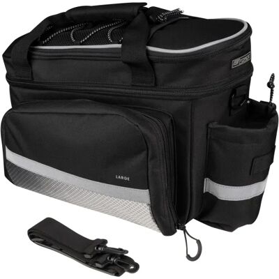 Force Large bag on rear rack 20 l black Force Large bag on rear rack 20 l black