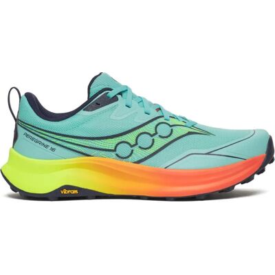 Saucony Peregrine 16 men's running shoes Splash/Citron size 46.5 Saucony Peregrine 16 men's running shoes Splash/Citron size 46.5