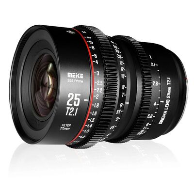 Meike Meike Super 35 Prime cinema-objectief 25mm T2.1 Canon EF Meike Meike Super 35 Prime cinema-objectief 25mm T2.1 Canon EF