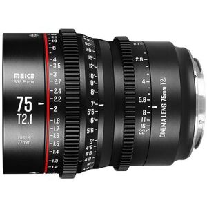 Meike 75mm T2.1 Super 35 Videolens - Professionele cinema kwaliteit Meike 75mm T2.1 Super 35 Videolens - Professionele cinema kwaliteit