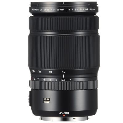 GF 45-100mm f/4.0 R LM OIS WR Fujifilm middenformaat zwart GF 45-100mm f/4.0 R LM OIS WR Fujifilm middenformaat zwart