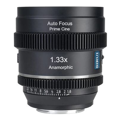 Sirui Anamorfe lens 20mm T/1.8 1.33X S35 AF Sony E-bevestiging Neutrale vlam Sirui Anamorfe lens 20mm T/1.8 1.33X S35 AF Sony E-bevestiging Neutrale vlam