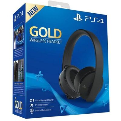 PlayStation 4 Gouden Draadloze Headset PlayStation 4 Gouden Draadloze Headset