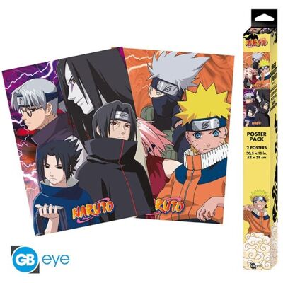 ABYstyle Naruto Mini Poster Pack-Konoha Ninjas en Deserters (Diversen) Nieuw ABYstyle Naruto Mini Poster Pack-Konoha Ninjas en Deserters (Diversen) Nieuw