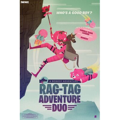 Epic Games Hole in the Wall Fortnite Maxi Poster-Rag-Tag Adventure Duo (Diversen) Nieuw Epic Games Hole in the Wall Fortnite Maxi Poster-Rag-Tag Adventure Duo (Diversen) Nieuw
