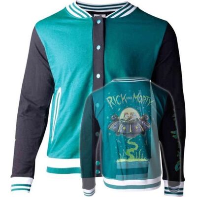 Difuzed Rick and Morty Space Travel Female Varsity Jacket-Maat XL (Diversen) Nieuw Difuzed Rick and Morty Space Travel Female Varsity Jacket-Maat XL (Diversen) Nieuw