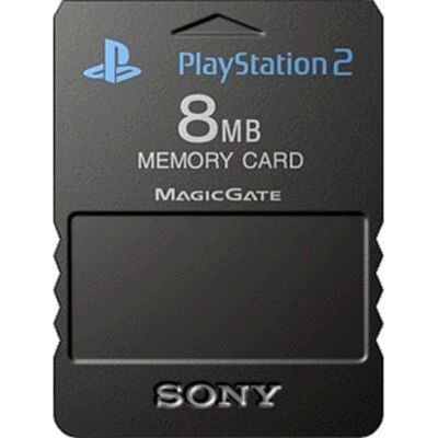 Sony Memory Card 8MB-Zwart (PlayStation 2) Gebruikt Sony Memory Card 8MB-Zwart (PlayStation 2) Gebruikt
