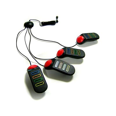 Sony PlayStation 2 Wired Buzzers-Standaard (PlayStation 2) Gebruikt Sony PlayStation 2 Wired Buzzers-Standaard (PlayStation 2) Gebruikt