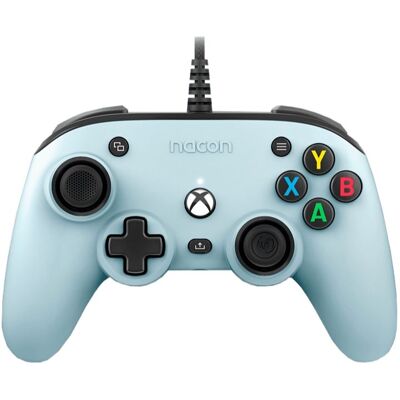 Nacon Pro Compact Wired Controller-Pastel Blue (Xbox Series X) Nieuw Nacon Pro Compact Wired Controller-Pastel Blue (Xbox Series X) Nieuw