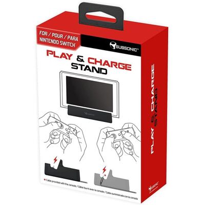 Subsonic Nintendo Switch Play & Charge Stand-Standaard (Switch) Nieuw Subsonic Nintendo Switch Play & Charge Stand-Standaard (Switch) Nieuw