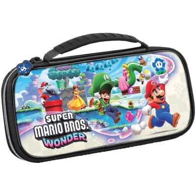 Bigben Game Traveler Deluxe Travel Case Super Mario Bros. Wonder-Cover Art (Switch) Nieuw Bigben Game Traveler Deluxe Travel Case Super Mario Bros. Wonder-Cover Art (Switch) Nieuw