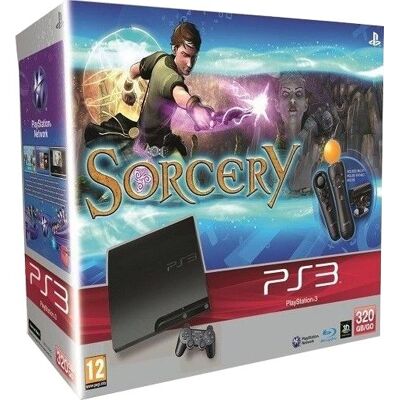 Sony PlayStation 3 Slim 320GB Pack-Move & Sorcery Bundle (PlayStation 3) Gebruikt Sony PlayStation 3 Slim 320GB Pack-Move & Sorcery Bundle (PlayStation 3) Gebruikt