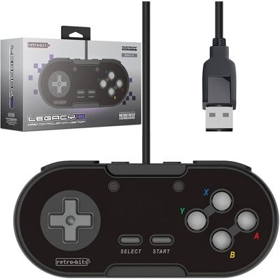 Retro-Bit Legacy16 Platinum Collection Wired Gamepad-Zwart (Diversen) Gebruikt Retro-Bit Legacy16 Platinum Collection Wired Gamepad-Zwart (Diversen) Gebruikt