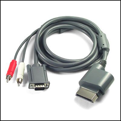 Microsoft Xbox 360 VGA HD AV Kabel-Standaard (Xbox 360) Gebruikt Microsoft Xbox 360 VGA HD AV Kabel-Standaard (Xbox 360) Gebruikt