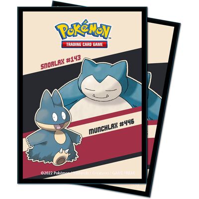Ultra Pro Pokemon TCG Standard Size Deck Protector Sleeves-Snorlax & Munchlax (Diversen) Nieuw Ultra Pro Pokemon TCG Standard Size Deck Protector Sleeves-Snorlax & Munchlax (Diversen) Nieuw