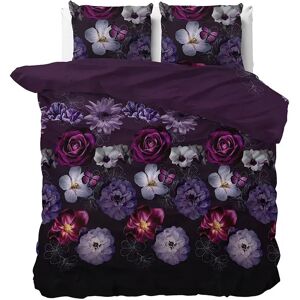 Sleeptime Dekbedovertrek Magic Flower Paars - Lits-jumeaux 240 x 200/220 cm + 2 kussenslopen Sleeptime Dekbedovertrek Magic Flower Paars - Lits-jumeaux 240 x 200/220 cm + 2 kussenslopen