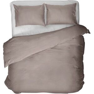 Primaviera DeLuxe Dekbedovertrek Uni Egyptisch Katoen Taupe - Eenpersoons 140 x 200/260 cm + 1 kussensloop Primaviera DeLuxe Dekbedovertrek Uni Egyptisch Katoen Taupe - Eenpersoons 140 x 200/260 cm + 1 kussensloop