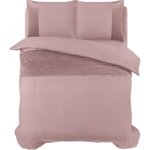 Sleeptime Dekbedovertrek Velvet Band Roze - Eenpersoons 140 x 200/220 cm + 1 kussensloop Sleeptime Dekbedovertrek Velvet Band Roze - Eenpersoons 140 x 200/220 cm + 1 kussensloop