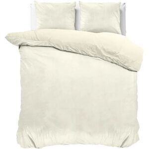 Royal Textile Fluweel Crème Beddegoed Set - Beddengoed Royal Textile Fluweel Crème Beddegoed Set - Beddengoed