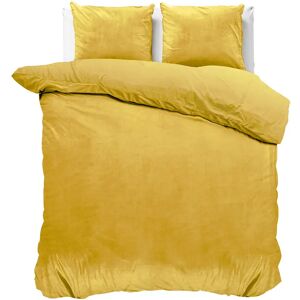 Sleeptime Dekbedovertrek Velvet Uni Goud - Eenpersoons 140 x 200/220 cm + 1 kussensloop Sleeptime Dekbedovertrek Velvet Uni Goud - Eenpersoons 140 x 200/220 cm + 1 kussensloop