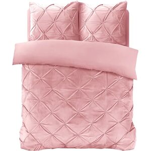 Sleeptime Dekbedovertrek Velvet Pintuck Roze - Eenpersoons 140 x 200/220 cm + 1 kussensloop Sleeptime Dekbedovertrek Velvet Pintuck Roze - Eenpersoons 140 x 200/220 cm + 1 kussensloop