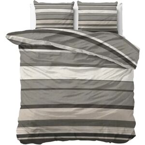 Sleeptime Dekbedovertrek Zuma Taupe - Eenpersoons 140 x 200/220 cm + 1 kussensloop Sleeptime Dekbedovertrek Zuma Taupe - Eenpersoons 140 x 200/220 cm + 1 kussensloop