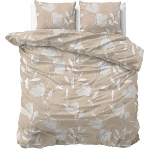 Sleeptime Dekbedovertrek Serenity Beige Zand - Lits-jumeaux 240 x 200/220 cm + 2 kussenslopen Sleeptime Dekbedovertrek Serenity Beige Zand - Lits-jumeaux 240 x 200/220 cm + 2 kussenslopen