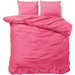 Sleeptime Dekbedovertrek Satin Point Roze - Eenpersoons 140 x 200/220 cm + 1 kussensloop Sleeptime Dekbedovertrek Satin Point Roze - Eenpersoons 140 x 200/220 cm + 1 kussensloop