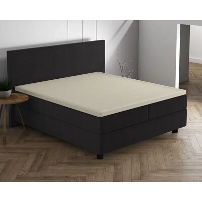 Dreamhouse Hoeslaken Topper Dubbel Jersey Crème - 80/90 x 200/200 cm + 20 cm hoekhoogte Dreamhouse Hoeslaken Topper Dubbel Jersey Crème - 80/90 x 200/200 cm + 20 cm hoekhoogte