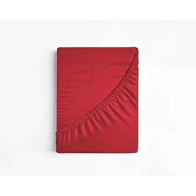 Dreamhouse Katoenen Fitted Sheet - 200x220cm - Rood Dreamhouse Katoenen Fitted Sheet - 200x220cm - Rood